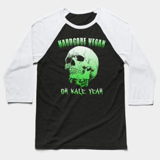 Hardcore Vegan Baseball T-Shirt